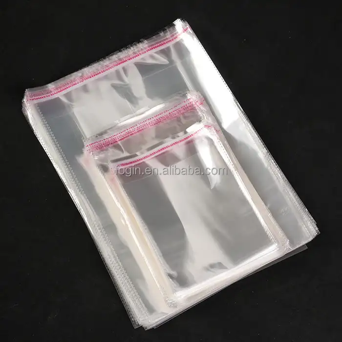 Clear Resealable Cellofaan OPP Poly Zakken Transparant Opp Bag Verpakking Plastic Zakken Zelfklevend Seal