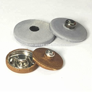 Botón de tela vaquera cubierto, personalizado - Product Image 3