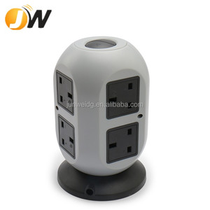 Vente chaude parasurtenseur 8 voies 4 Ports USB Ports <span class=keywords><strong>Multi</strong></span> Plug Sockets <span class=keywords><strong>Extension</strong></span> Power Strip <span class=keywords><strong>Tower</strong></span> - Product Image 4