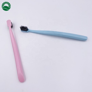 BPAフリー生分解性ハンドルコーンスターチソフト竹炭剛毛歯ブラシ - Product Image 4