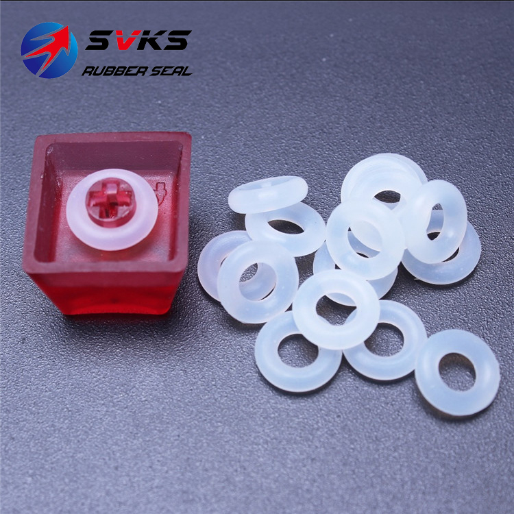 10*5*2,5 мм 120 шт. высокогибкие резиновые силиконовые уплотнительные кольца, амортизаторы, белая клавиатура Cherry Mx