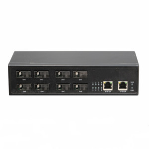 DC12v 2a 2 Cuivre FX SC LC LX <span class=keywords><strong>Fibre</strong></span> Commutateur <span class=keywords><strong>Fibre</strong></span> Optique 8 Ports - Product Image 1
