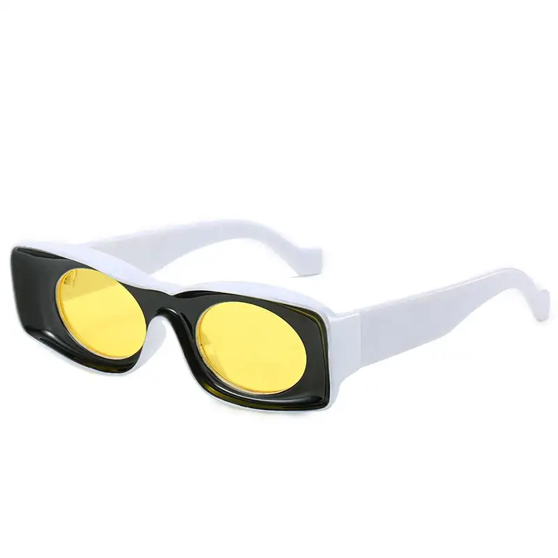 Vintage color caramelo gafas de sol de las mujeres gafas de sol retro rectángulo gafas de sol hombres mujer tonos de moda gafas UV400