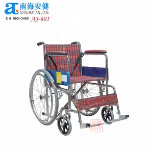 كرسي بعجلات اقتصادي من alibaba من الفولاذ المطلي بالكروم الأفضل مبيعًا AJ-601