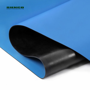 Xanh Xám Xanh ESD Cao Su Mat Cho Bàn Làm Việc Với SGS Và RoHS Giấy Chứng Nhận - Product Image 4