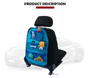 OEM 600D Oxford Verfügbar Hochwertiger Rücksitz-Organizer mit mehreren Taschen für Kinder Auto-Rücksitz-Organizer