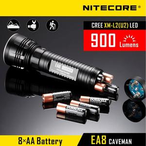 NITECORE EA8 <span class=keywords><strong>900</strong></span> <span class=keywords><strong>Lumen</strong></span> Luar Ruangan Pencarian Gua 8xAA <span class=keywords><strong>LED</strong></span> Senter Obor OEM