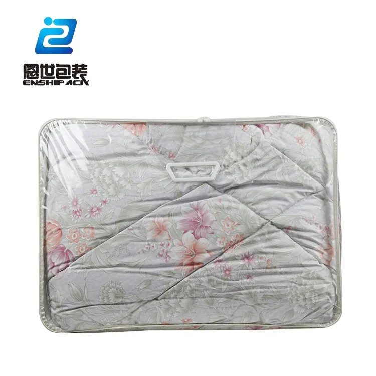 Durable plastic zipper pillow bag/cushion/ bed sheet/ bed cover from China