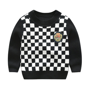 Nouveau design de <span class=keywords><strong>pull</strong></span> pour bébé, coton, col rond, design de pulls faits à la main pour enfants - Product Image 3