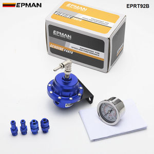 Régulateur <span class=keywords><strong>de</strong></span> <span class=keywords><strong>pression</strong></span> <span class=keywords><strong>de</strong></span> carburant universel réglable Epman <span class=keywords><strong>de</strong></span> type L avec manomètre et kit <span class=keywords><strong>de</strong></span> raccords pour voiture <span class=keywords><strong>de</strong></span> course turbo EPRT92B - Product Image 5