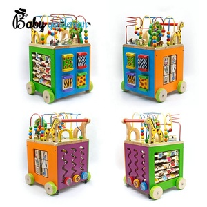 Top vente première éducatifs en <span class=keywords><strong>bois</strong></span> bébé <span class=keywords><strong>trotteur</strong></span> avec occupé activités Z16040E - Product Image 4