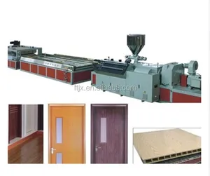 PVC WPC wood plastic hollow door board production line