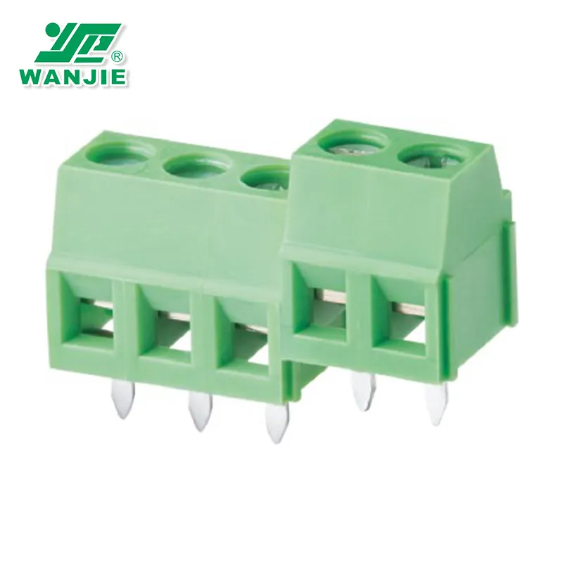 Wanjie 3.5mm 3.81mm PCB 단자대 WJEK350/WJEK381