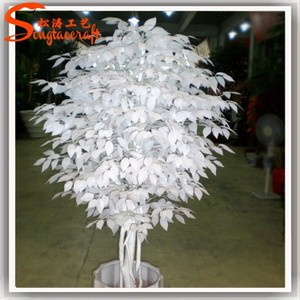 <span class=keywords><strong>Blanc</strong></span> artificielle ficus décorative ficus de benjamina - Product Image 3