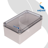Boîtier électronique en plastique ABS PC, boîte de jonction électrique étanche IP66 pour extérieur, boîtier électronique en plastique