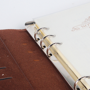 Huahao Brand Custom <strong>Portfolio</strong> Loose-leaf Binder Pu Leather A5 Office Stationery Notebook <strong>Portfolio</strong> <strong>Folder</strong> - Product Image 4