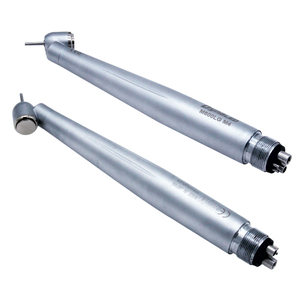 2 gaten 45 graden contra angel LED high speed air turbine handstuk met generator