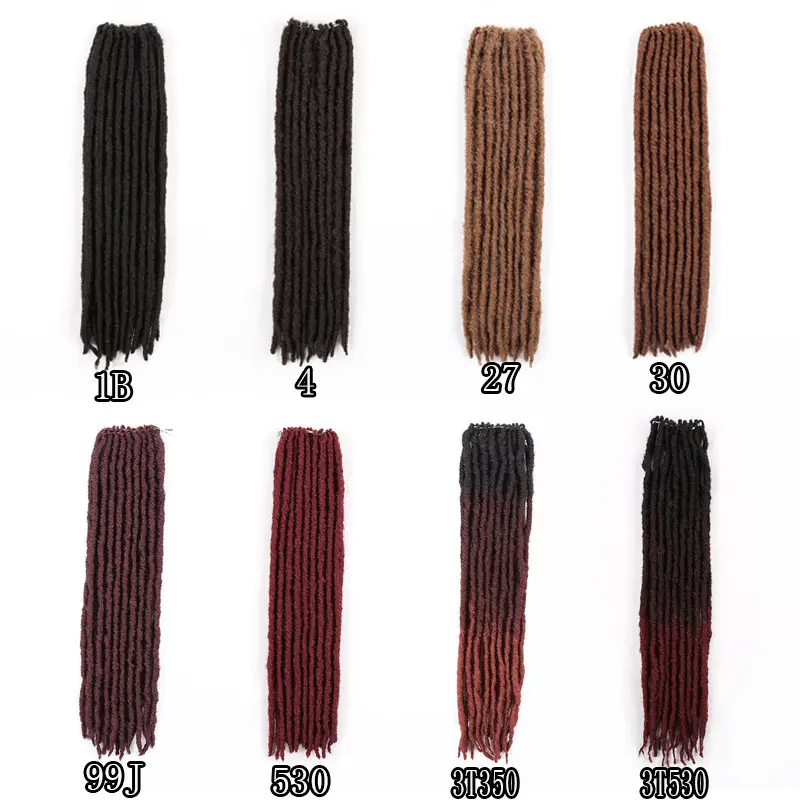 Nóng Bán 18-Inch 18 Đứng Bán Buôn Giá Rẻ Hot Rắn Bím Tóc Bẩn Thẳng GYPSY 18 Rễ Thời Trang Crochet Tóc