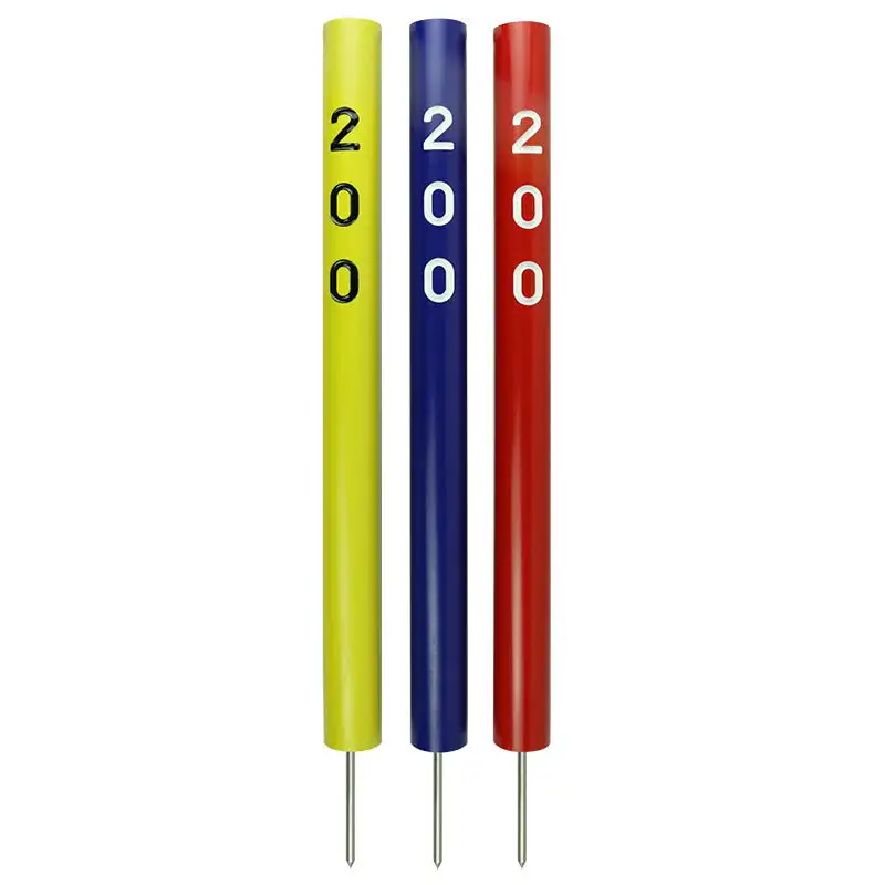 Groothandel Ronde Yardage Marker Met Gegraveerde Nummers Voor Golfbaan