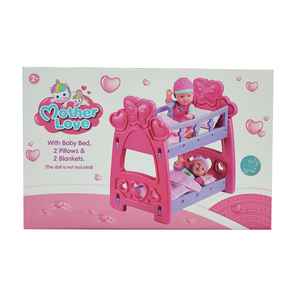 Poupée de bébé nouveau-né doux 12 pouces, coffret cadeau, Muneca lit, mojada, edron avec lit, couette, oreiller, boisson, accessoires de restauration - Product Image 2