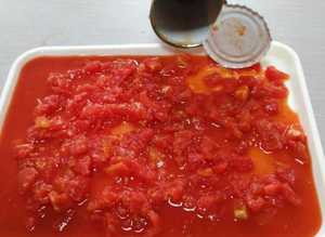 Vendita diretta in fabbrica pomodoro di prugne tritato in scatola italiano in scatola - Product Image 4