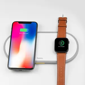 Hoco CW20 Wijsheid 2 in 1 draadloze telefoon oplader Voor IWatch