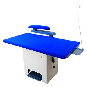 Multi energy efficiency commercial shirt ironing table industrial steam ironing vacuum table with boiler