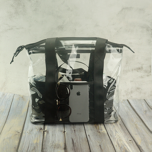2019 de moda de las mujeres, <span class=keywords><strong>dos</strong></span> en uno de PVC transparente bolsa de bebé bolsa de momia verano alta calidad bolsa de playa - Product Image 6