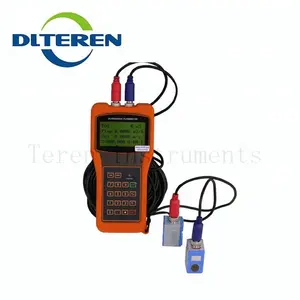 DTI-200H digitale misuratore di portata ad ultrasuoni 3.5 "display a colori di acqua misuratore di portata morsetto sul misuratore di portata ad ultrasuoni