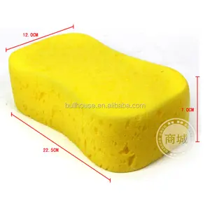 <span class=keywords><strong>Esponja</strong></span> de limpieza para lavar el coche, color <span class=keywords><strong>amarillo</strong></span>, de alta densidad, con múltiples orificios - Product Image 1