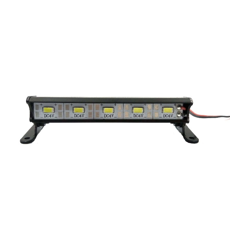 RC 1/10 Mobil Aluminium LED Light Bar 5 LED Light Kit untuk TAMIYA AXIAL RC4WD Crawler Mobil Truk