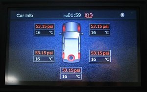 Système de surveillance de la pression des pneus (TPMS) TFT AVE OE (AVE-T1005OEL) avec écran tactile pour Mitsubishi Pajero Sport Triton (L200) - Product Image 5