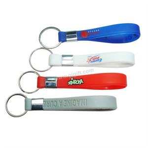 Da Polso in Silicone Debossed Fascia Personalizzata Bulk Chiave della Cordicella Catena di Gomma Logo Del Silicone Del braccialetto <span class=keywords><strong>Portachiavi</strong></span> - Product Image 5