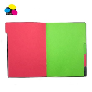 แถบยางยืดกระดาษกระดาษแข็งขนาด A4ตัวแบ่งดัชนีโฟลเดอร์ไฟล์พร้อมฝาปิดยาง - Product Image 3