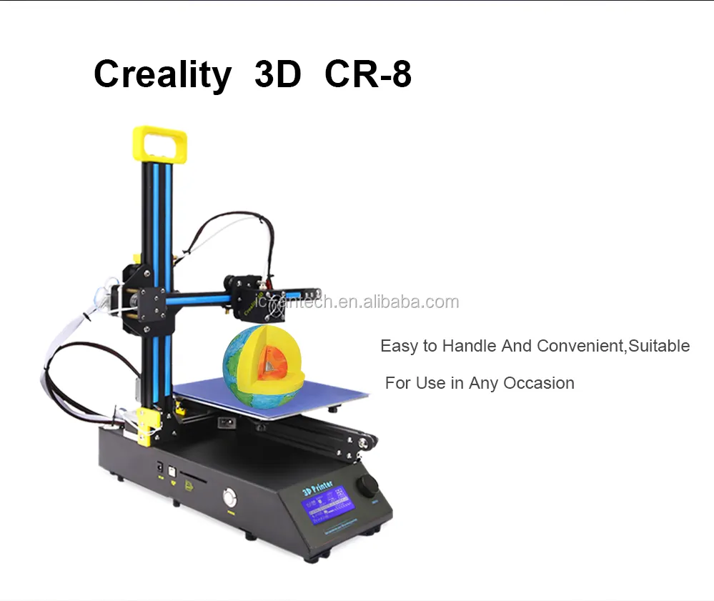 HIGH QUALITY CR-8 NEW Laser 3D Printer DIY Kits Creality 3D