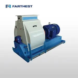 Large Capacity Livestock Feed Cassava Hammer Mill Grinder