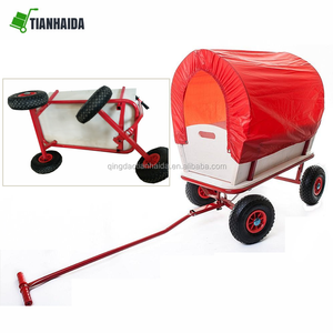 <strong>Wood</strong> Red <strong>Wagon</strong> Railing All Terrain Garden with Pulling Children Cart Outdoor Kid Kids Foot Off Road Beach <strong>Wagon</strong>
