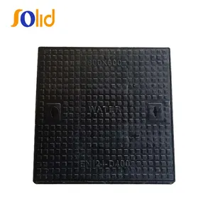 Manhole Covers Suppliers EN124 C250 Coating Sewer Drain Square Frame Manhole Cover Manufacturer