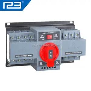 Mini interruptor de transferência automática, interruptor de transferência tipo 63a ats mcb