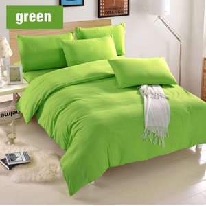 JR018 textiles para el hogar de Color sólido 4 unids <span class=keywords><strong>Hotel</strong></span> de cama - Product Image 6