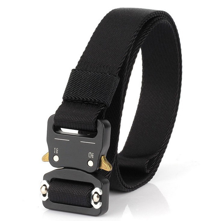 Металлическая кнопка Брезентовая хип-хоп Уличная одежда ремень безопасности для американских горок