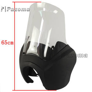 15นิ้วกระจกรถจักรยานยนต์ Fairing Fairing สำหรับ Harley T กีฬา <span class=keywords><strong>Dyna</strong></span> 2006-2017 <span class=keywords><strong>HD</strong></span> <span class=keywords><strong>Dyna</strong></span> - Product Image 2