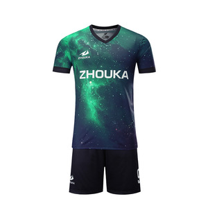 Zhouka Soccer Goalkeeper Material fabric wear Sports Soccer Jersey de France - Product Image 1