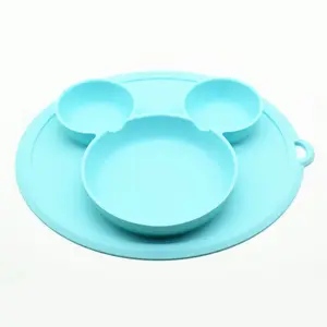Bol à vaisselle Mickey pour enfants, bol, de qualité alimentaire, succion, disney