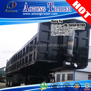 Fabricante chino de calidad duradera auto de descarga trasera 3 ejes volquete semi remolque para afirca sur - Product Image 5