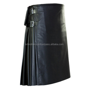 Thiết kế truyền thống <span class=keywords><strong>Scottish</strong></span> nam chính hãng da đen kilt nhạc cụ & phụ kiện - Product Image 2