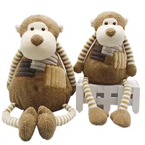 最受欢迎的新款长胳膊和腿7英寸猴子毛绒玩具