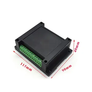 Szomk Kotak Rel Din Kontrol Standar Plastik ABS dengan Blok Terminal UNTUK Pcb dan Elektronik
