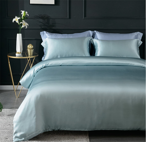 Fashion Luxury Silk <strong>Satin</strong> Bedding Pure Mulberry Silk <strong>Duvet</strong> Cover <strong>Set</strong> 5 Star Hotel Bed Sheet <strong>Set</strong> - Product Image 5