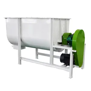 Exported to Slovenia Single Shaft Blade 500 kg/batch Animal Chicken Feed Mixing Machine